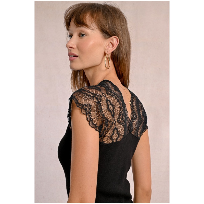MOLLY BRACKEN Transparent t-shirt